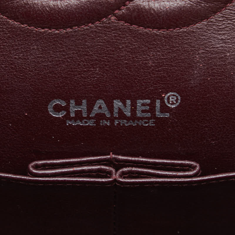 Chanel Matelasse 25 Double Flap Leather Shoulder Bag