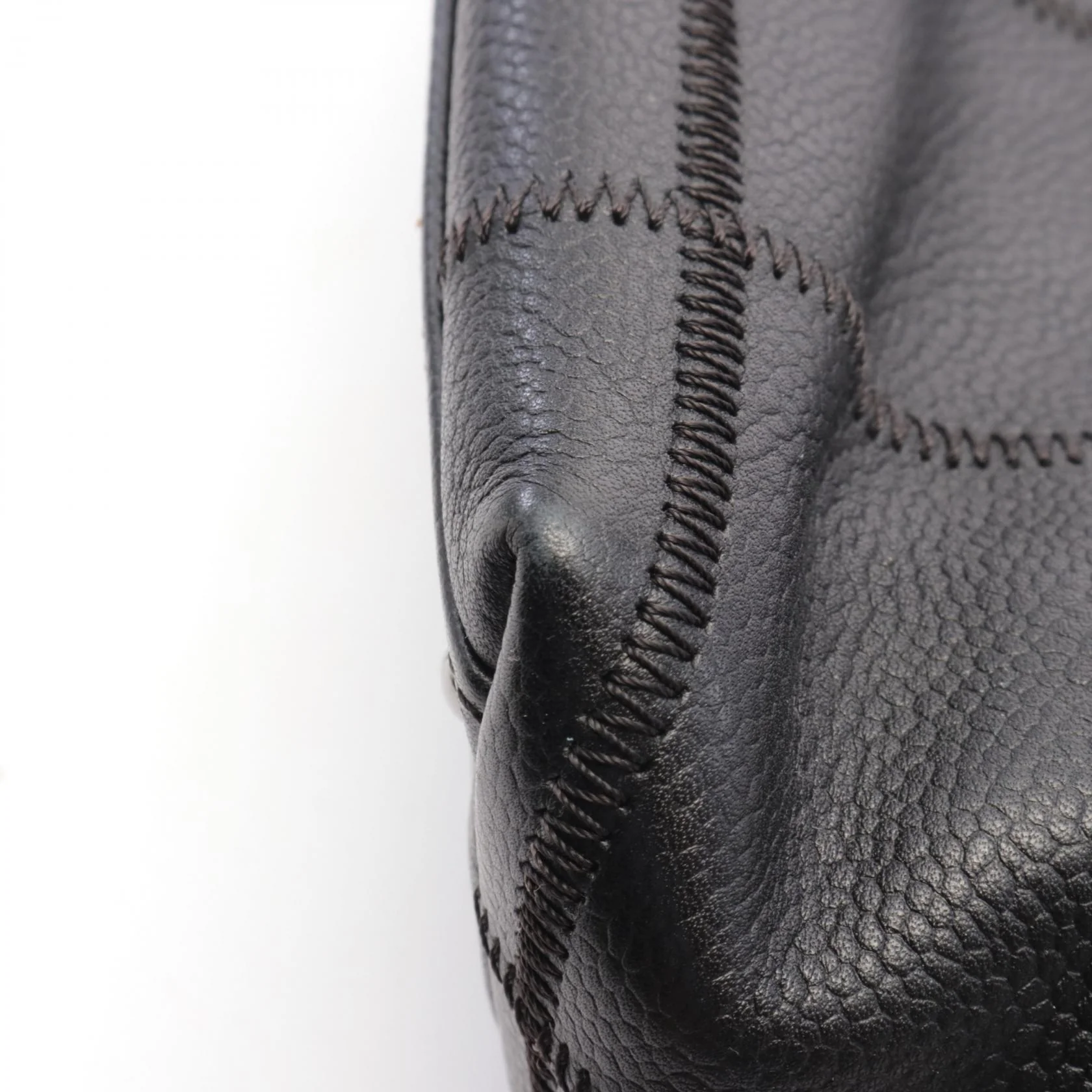 Chanel Caviar Skin Chocobar Handbag Black