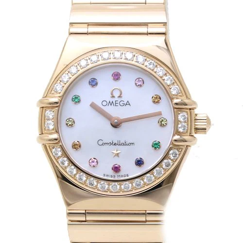 Omega Constellation Mini Iris Diamond Quartz Watch