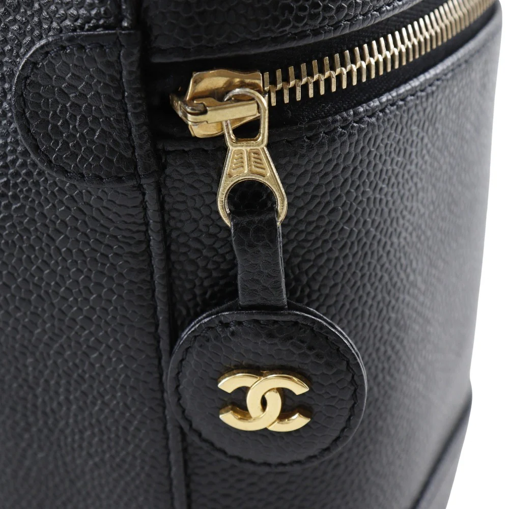 Chanel Vanity Bag Caviar Skin Black