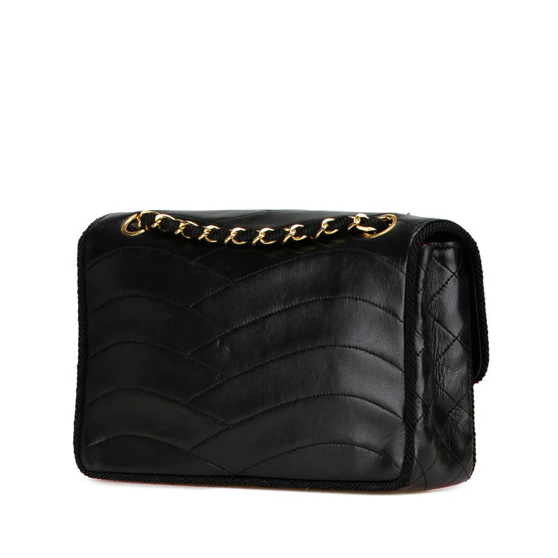 Chanel Lambskin Coco Mark Chain Shoulder Bag