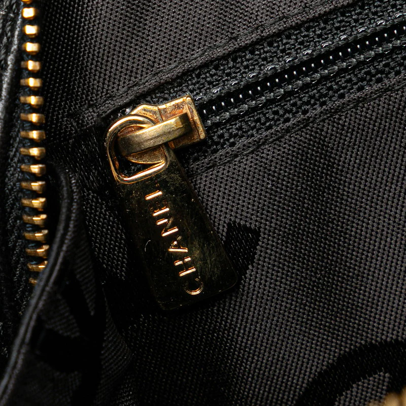 Chanel Chevron V-Stitch Chain Tote Bag