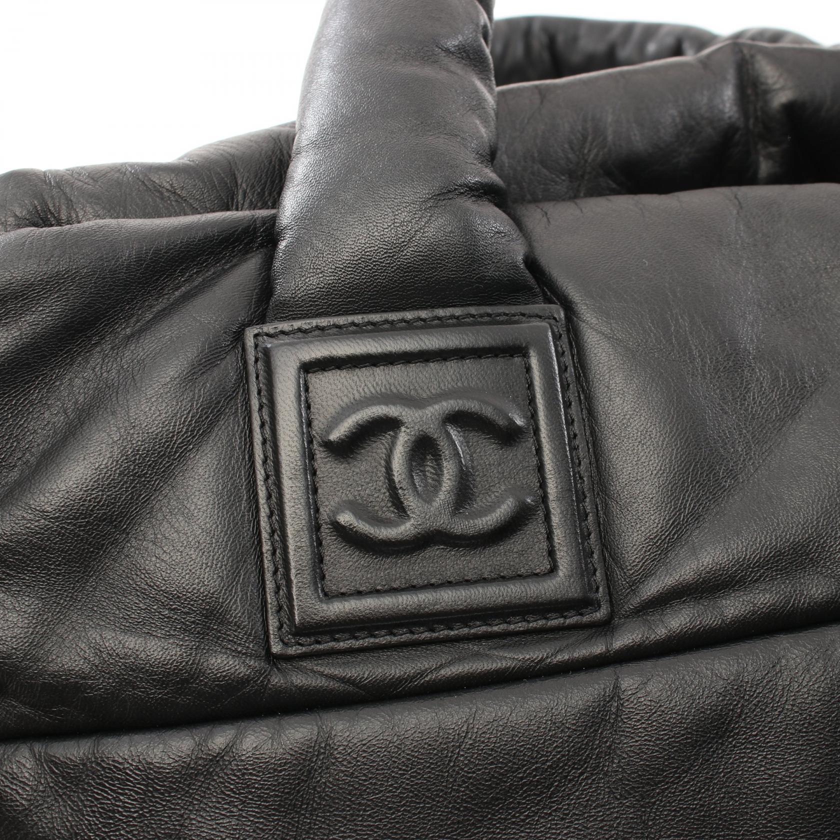 Chanel Coco Cocoon MM Leather Tote Bag A47107