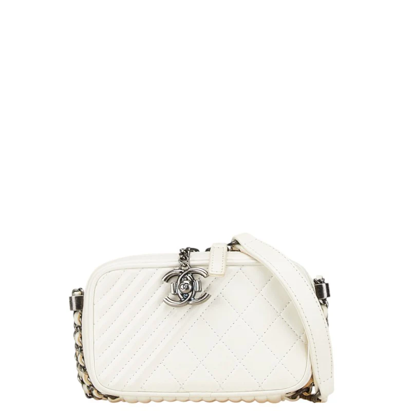Chanel Boy Lambskin Chain Shoulder Bag