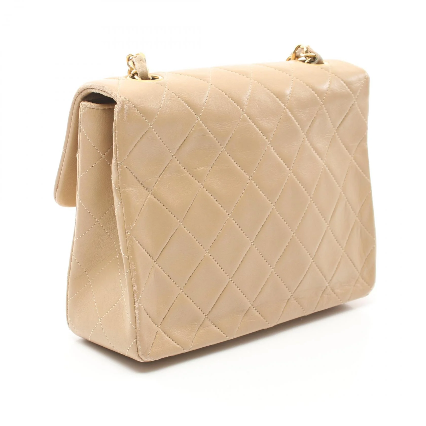 Chanel Lambskin Mini Matelasse 20 Shoulder Bag A01163