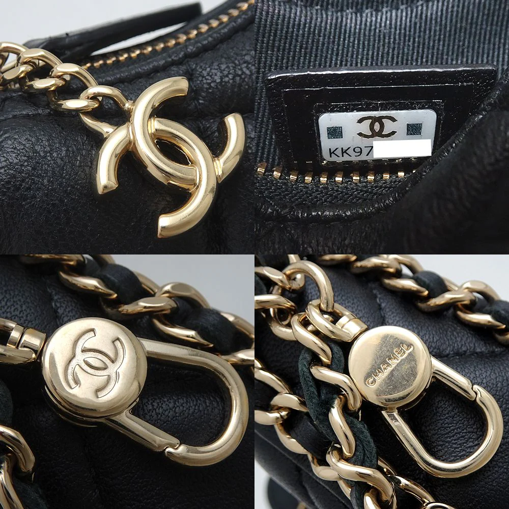 Chanel Small Hobo Shoulder Bag Black