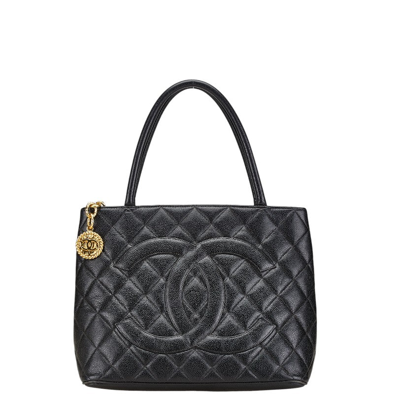 Chanel Caviar Skin Matelasse Coco Mark Tote