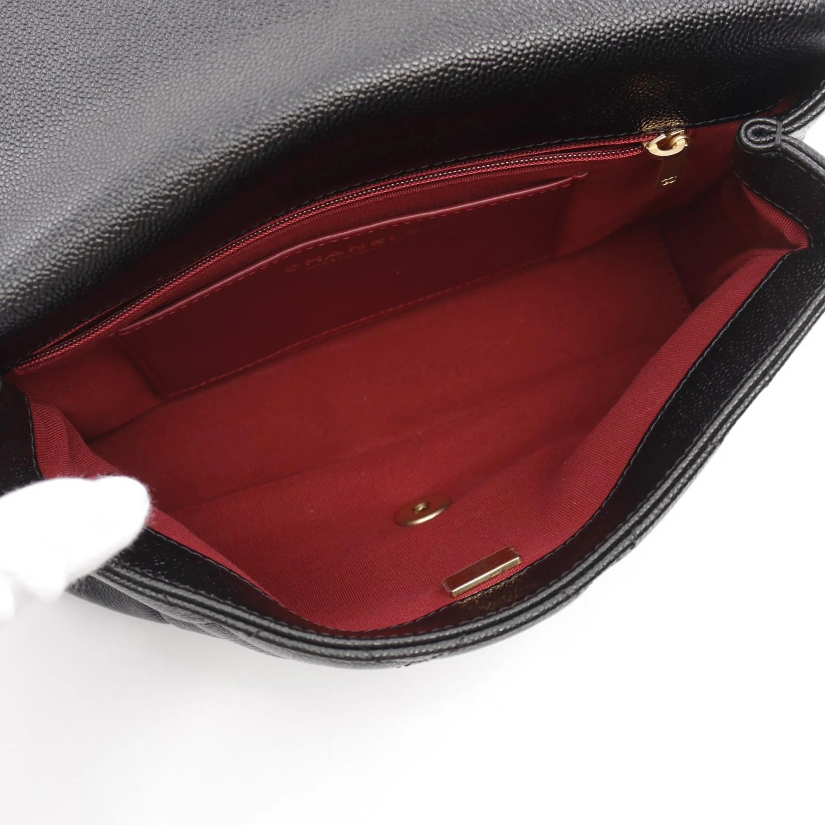 Chanel Leather Matelasse Chain Shoulder Bag