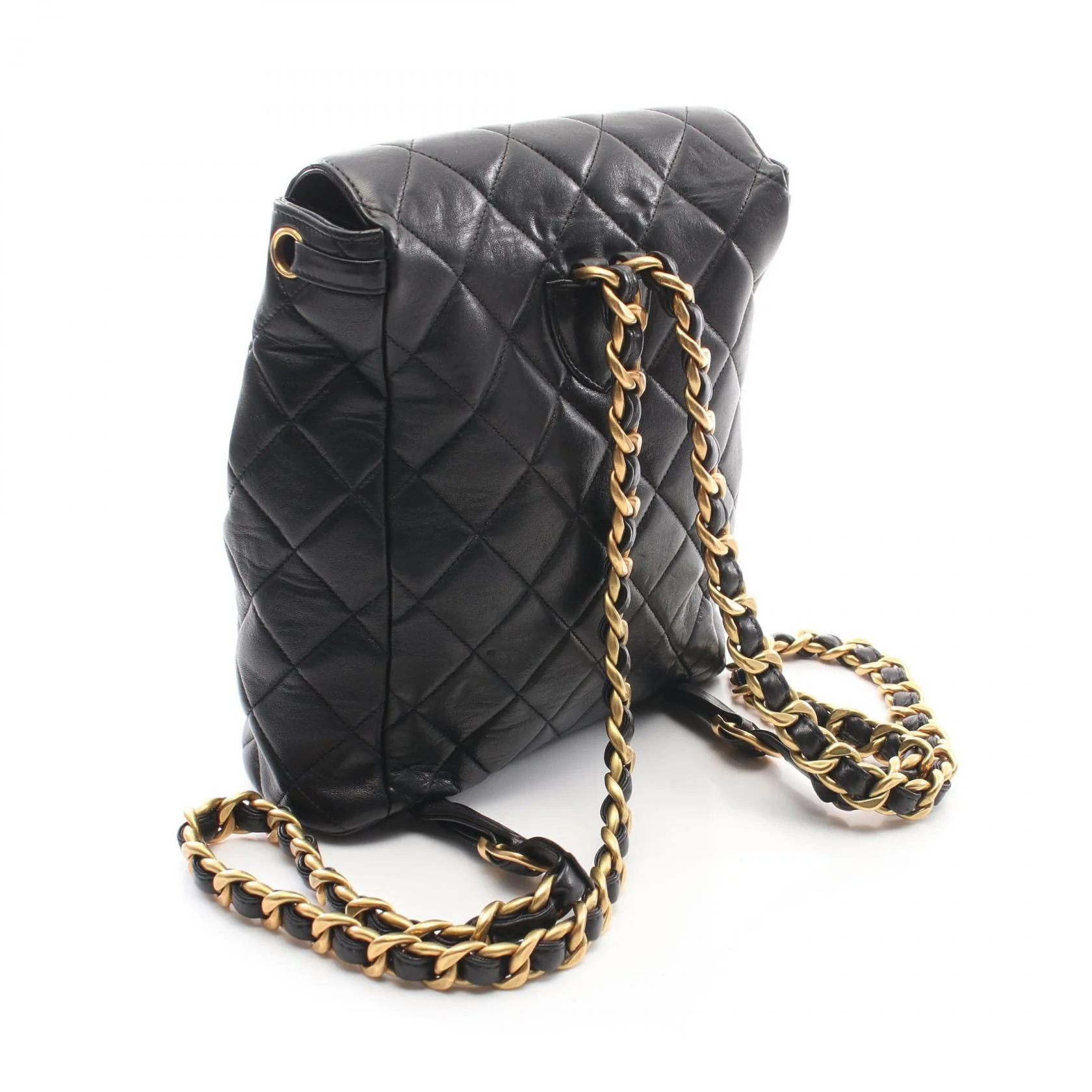 Chanel Matelasse Lambskin Backpack Black