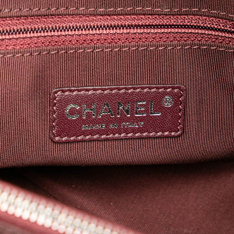 Chanel Boy Shearling Leather Chain Handbag