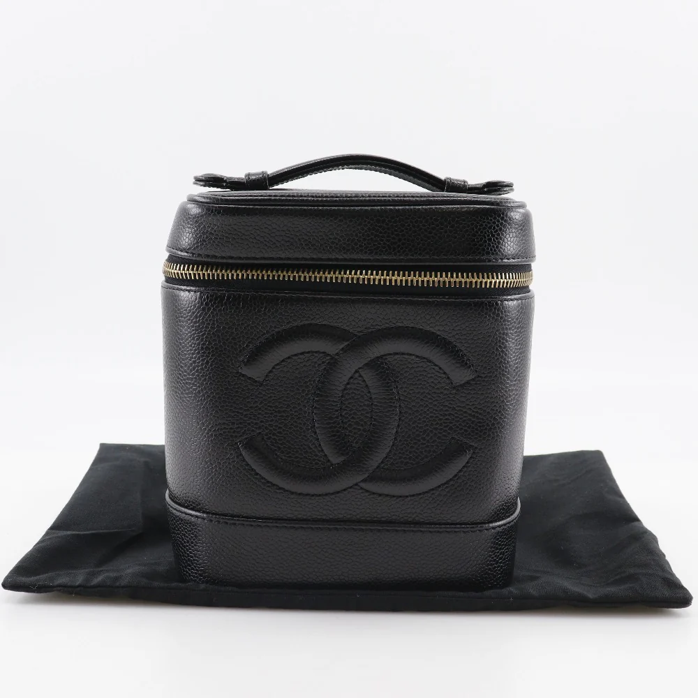 Chanel Vanity Handbag Caviar Skin A01998
