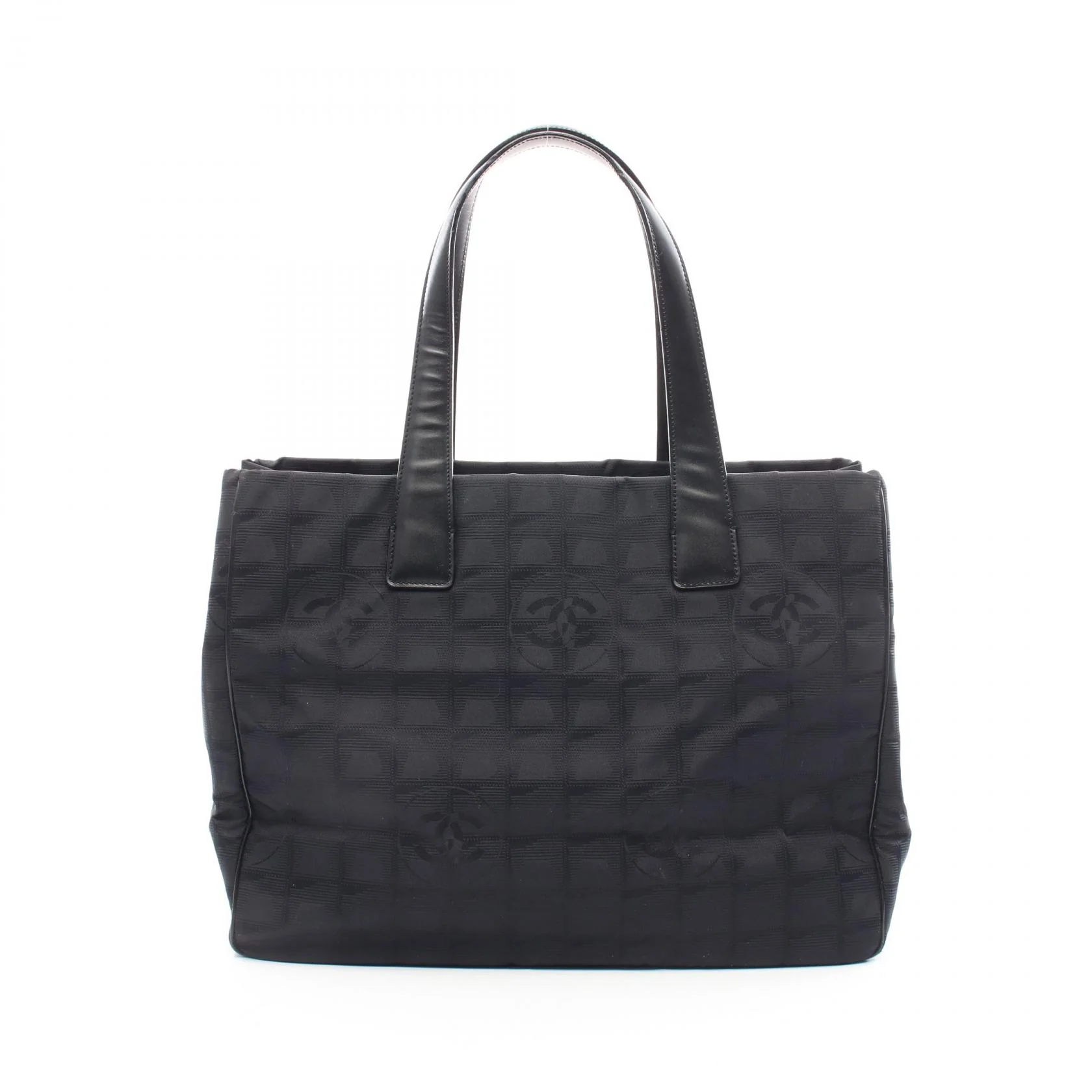 Chanel Nylon Canvas Leather Tote Bag A15991
