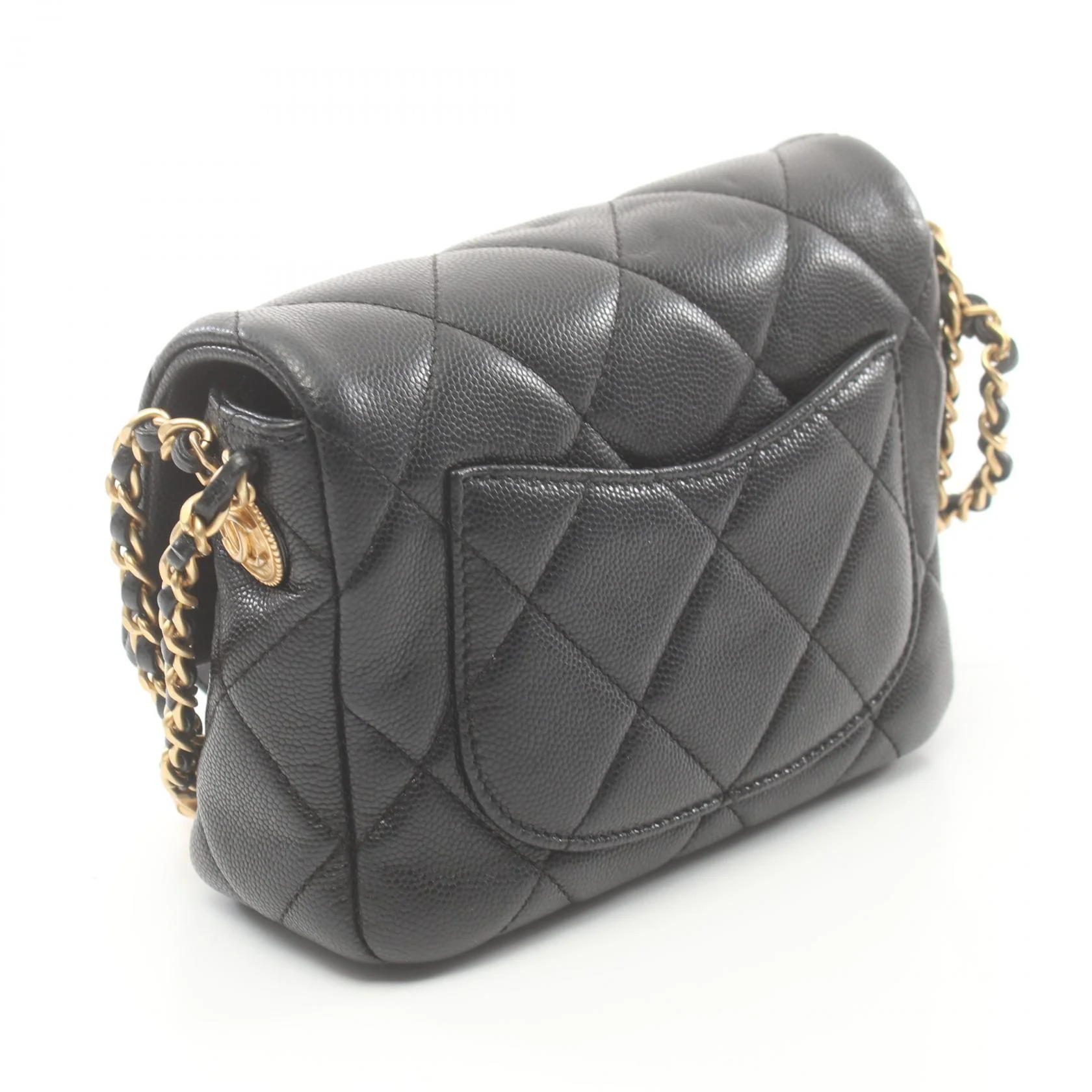 Chanel Caviar Mini Flap Shoulder Bag AS3368