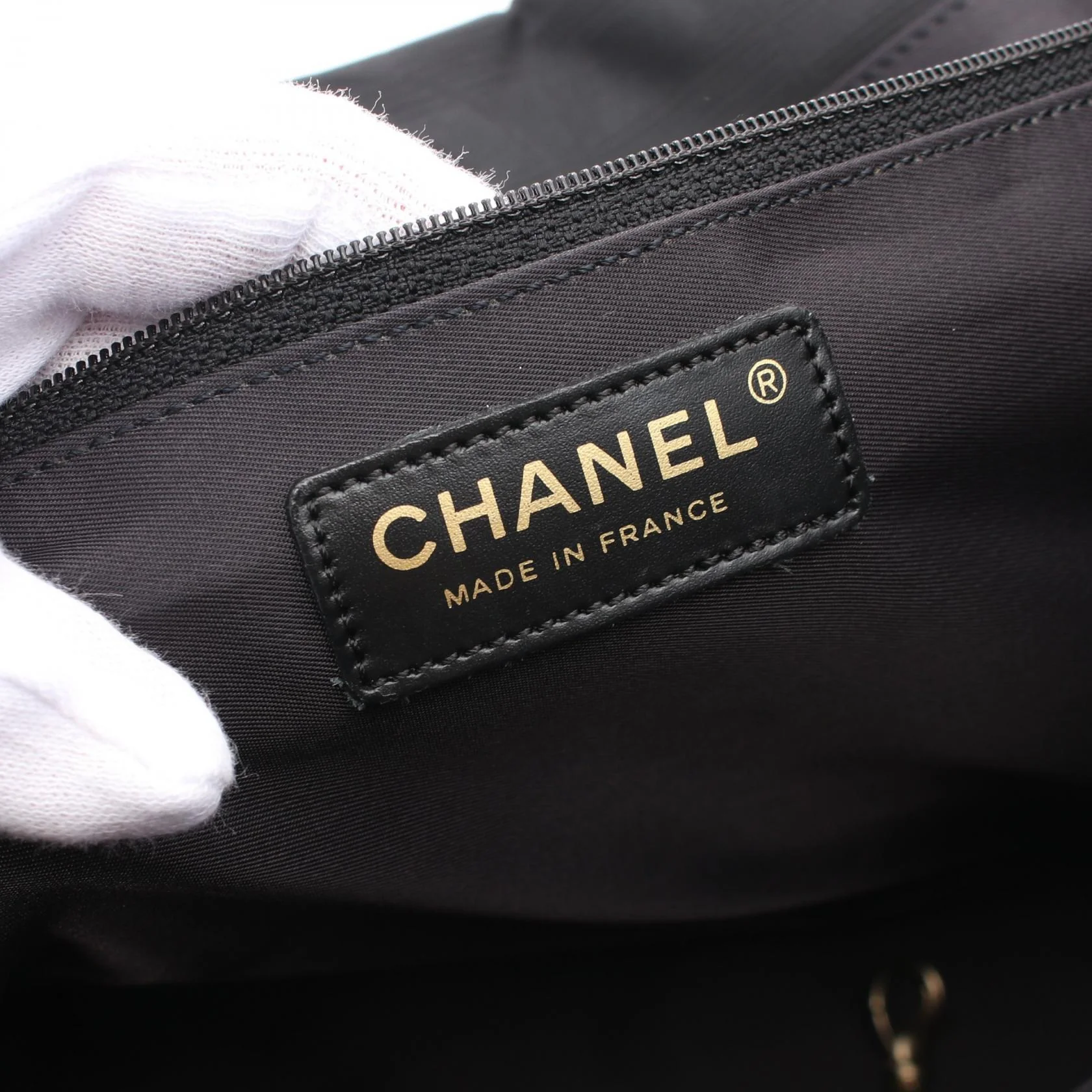 Chanel Nylon Canvas Leather Tote Bag A15991