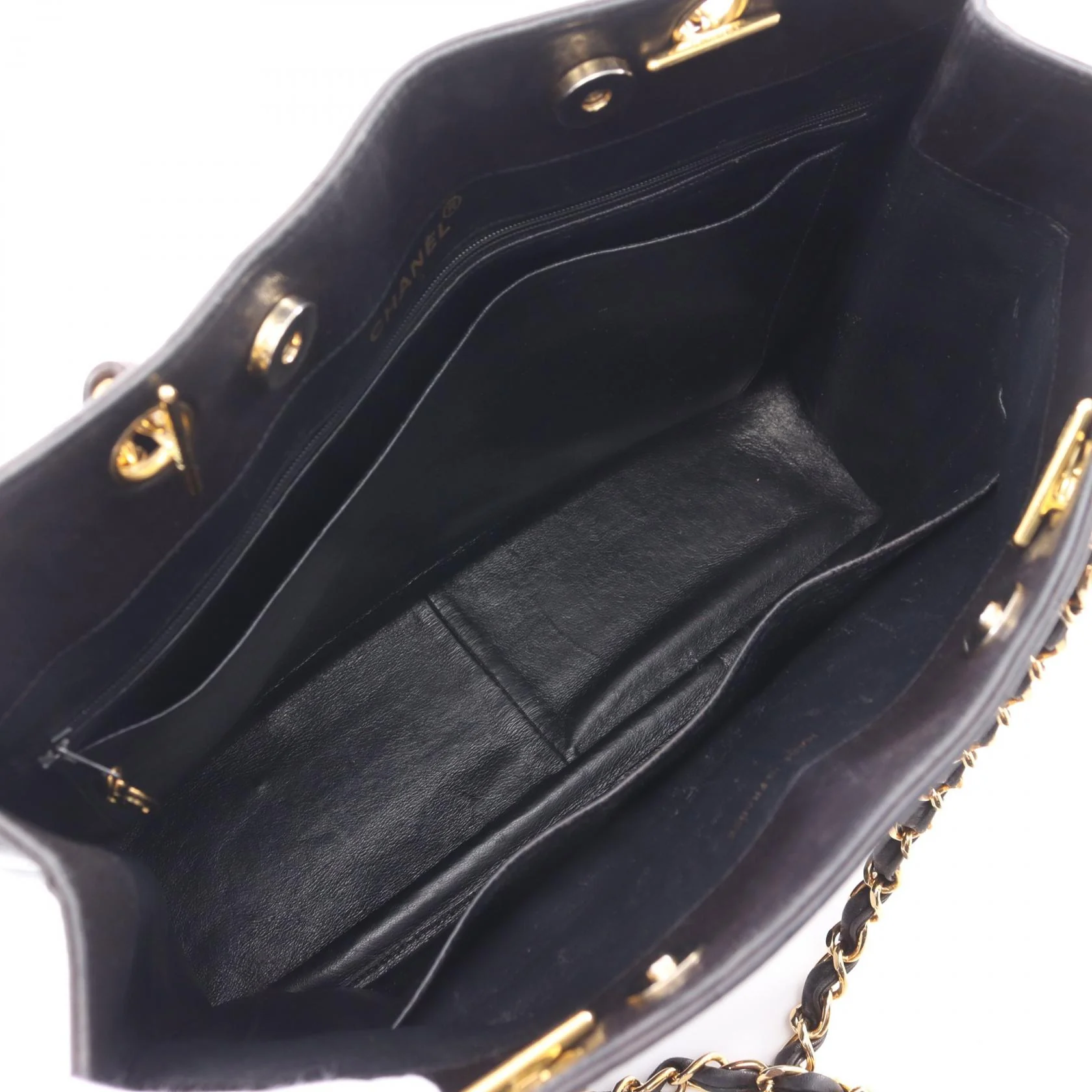 Chanel Mademoiselle Lambskin Tote Bag