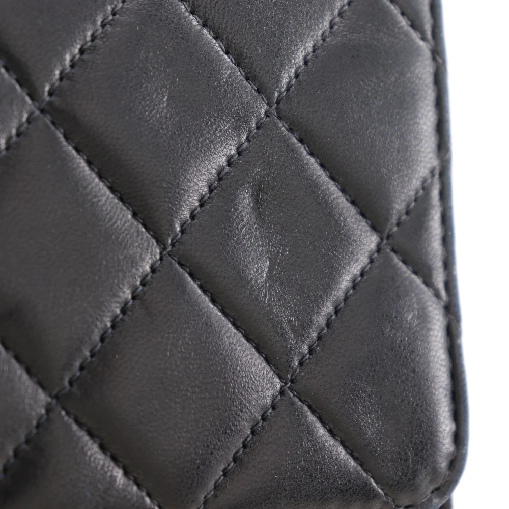 Chanel Lambskin Chain Shoulder Bag Black