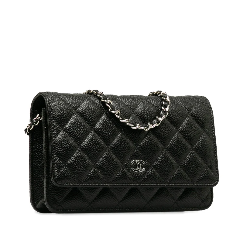 Chanel Matelasse Caviar Chain Wallet Shoulder Bag