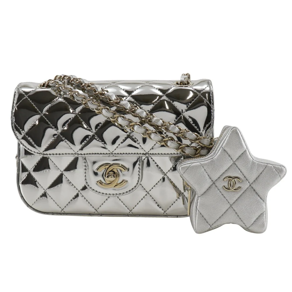 Chanel Chain Shoulder Bag & Coin Purse