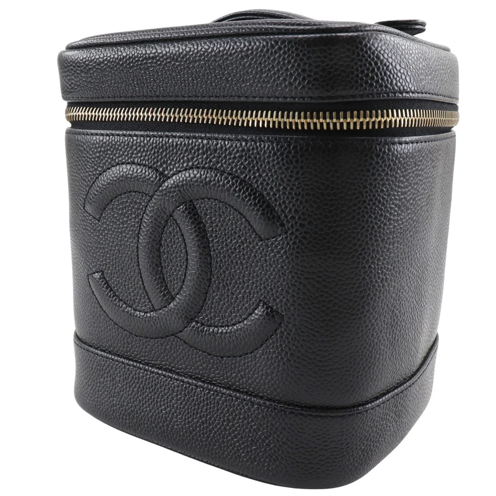 Chanel Vanity Bag Caviar Skin Black