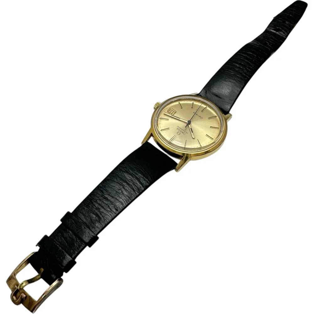 Omega Geneve Automatic Watch Gold/Black