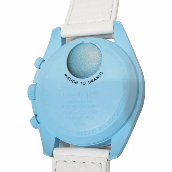 Omega Swatch Moonwatch Mission to Uranus Quartz Watch SO33L100