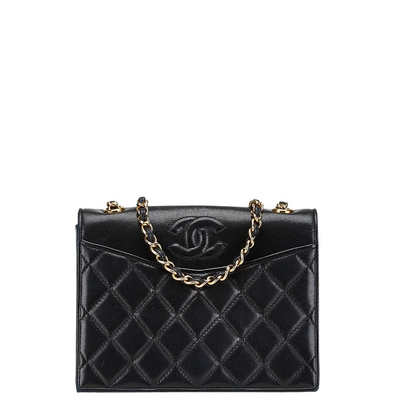 Chanel Lambskin Coco Mark Matelasse Chain Bag