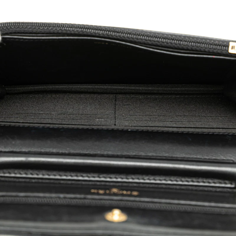 Chanel Matelasse Lambskin Chain Shoulder Wallet Bag