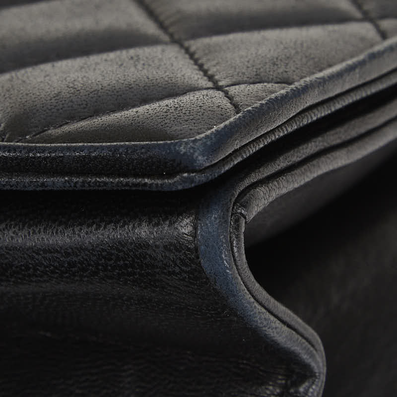 Chanel Lambskin Coco Mark Matelasse Chain Bag