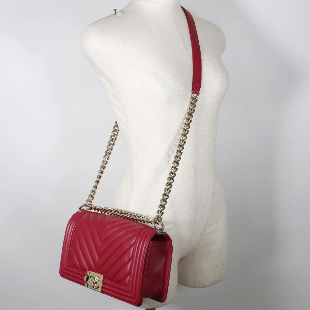 Chanel Boy Shoulder Bag Lambskin