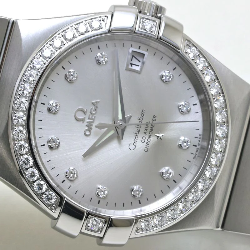 Omega Constellation Co-Axial Chronometer Diamond Watch