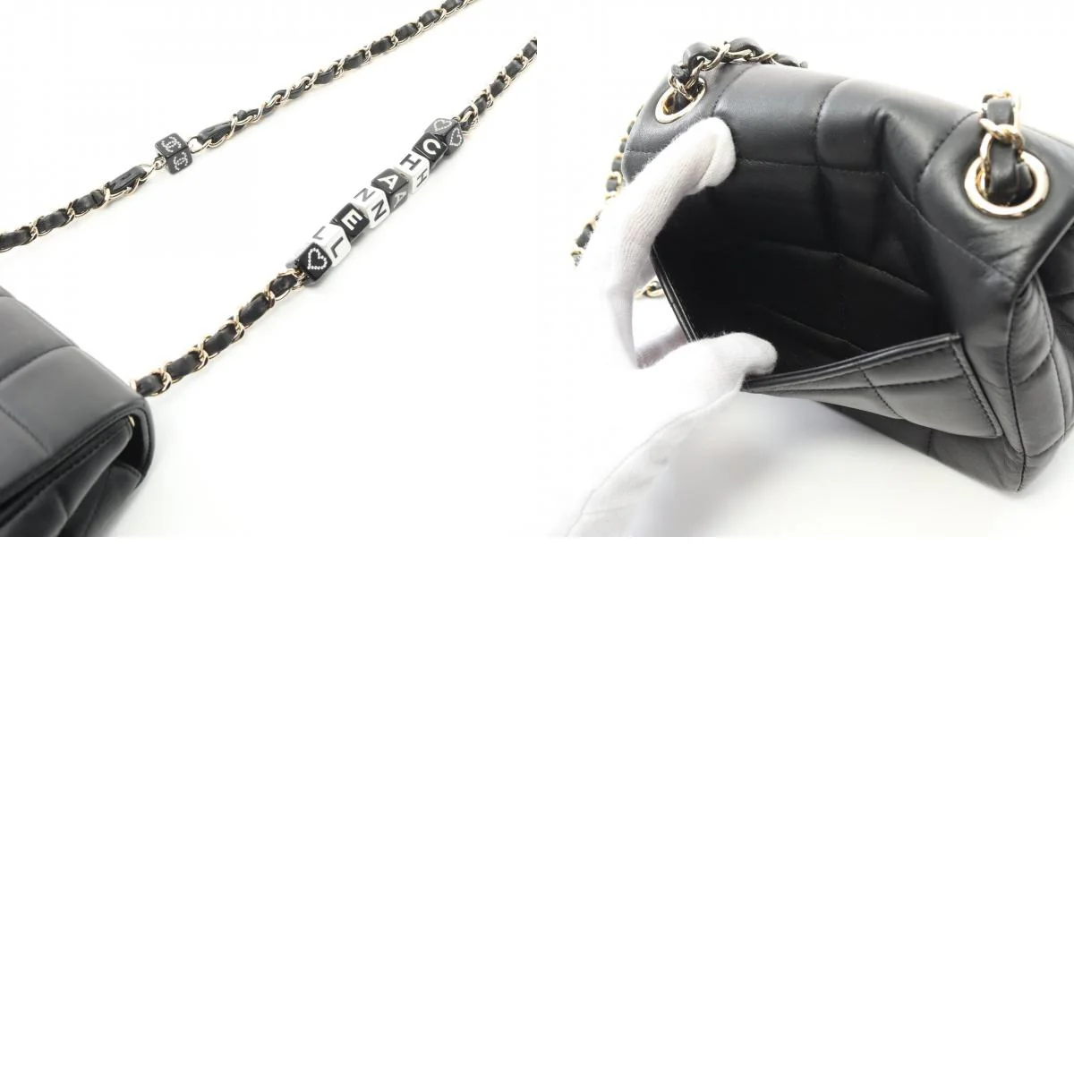 Chanel Lambskin Mini Flap Shoulder Bag