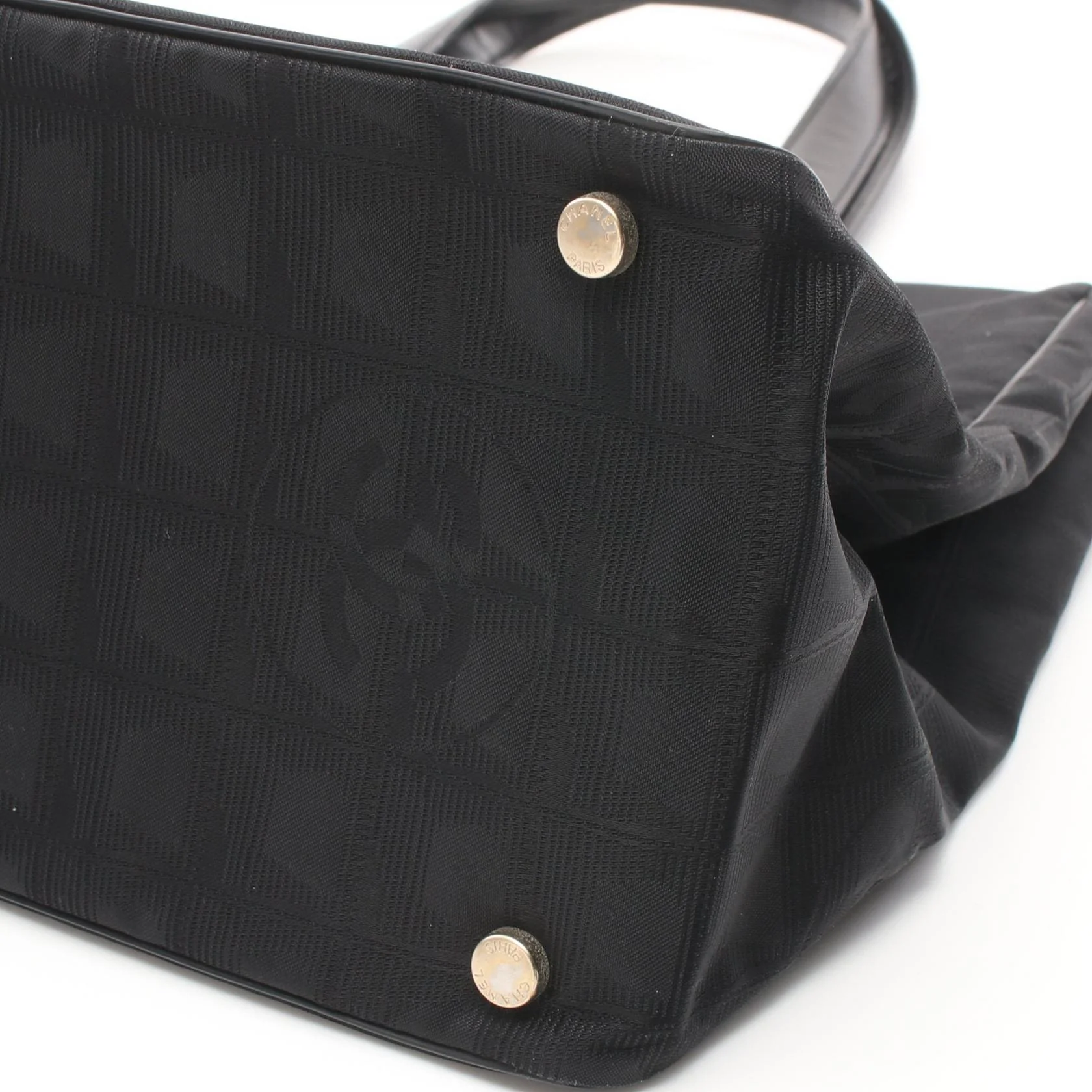 Chanel Nylon Canvas Leather Tote Bag A15991