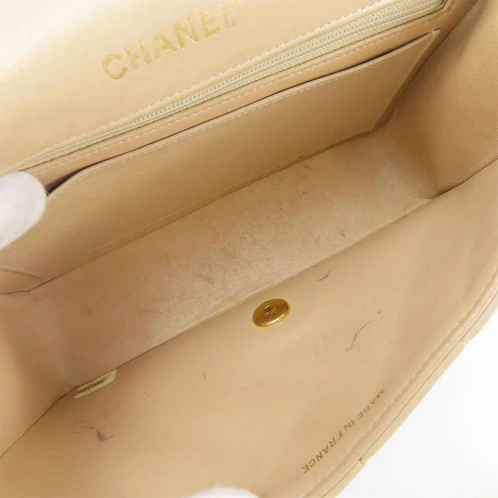 Chanel Diana Lambskin Shoulder Bag