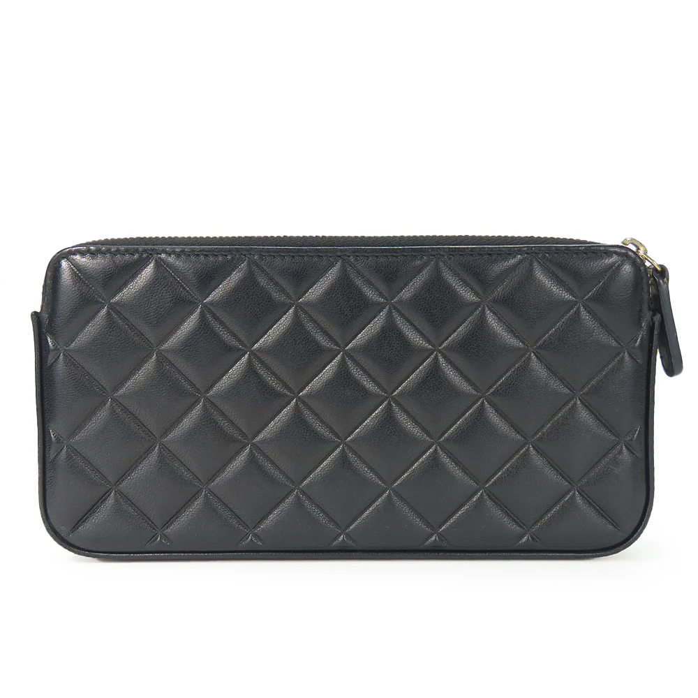 Chanel Lambskin Chain Shoulder Bag Wallet