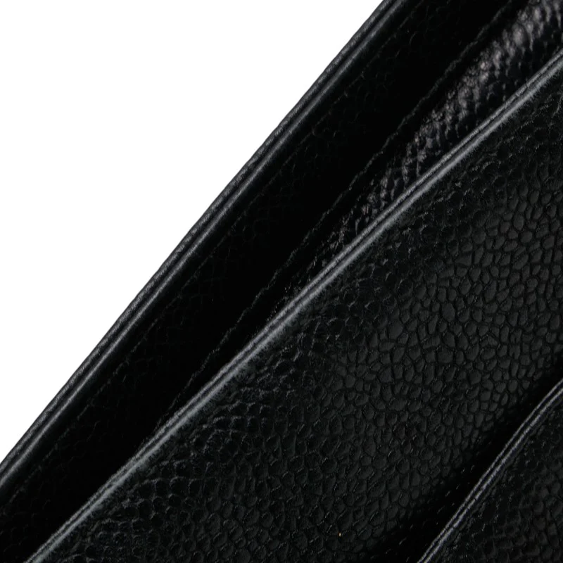 Chanel Caviar Skin Tote Bag Black