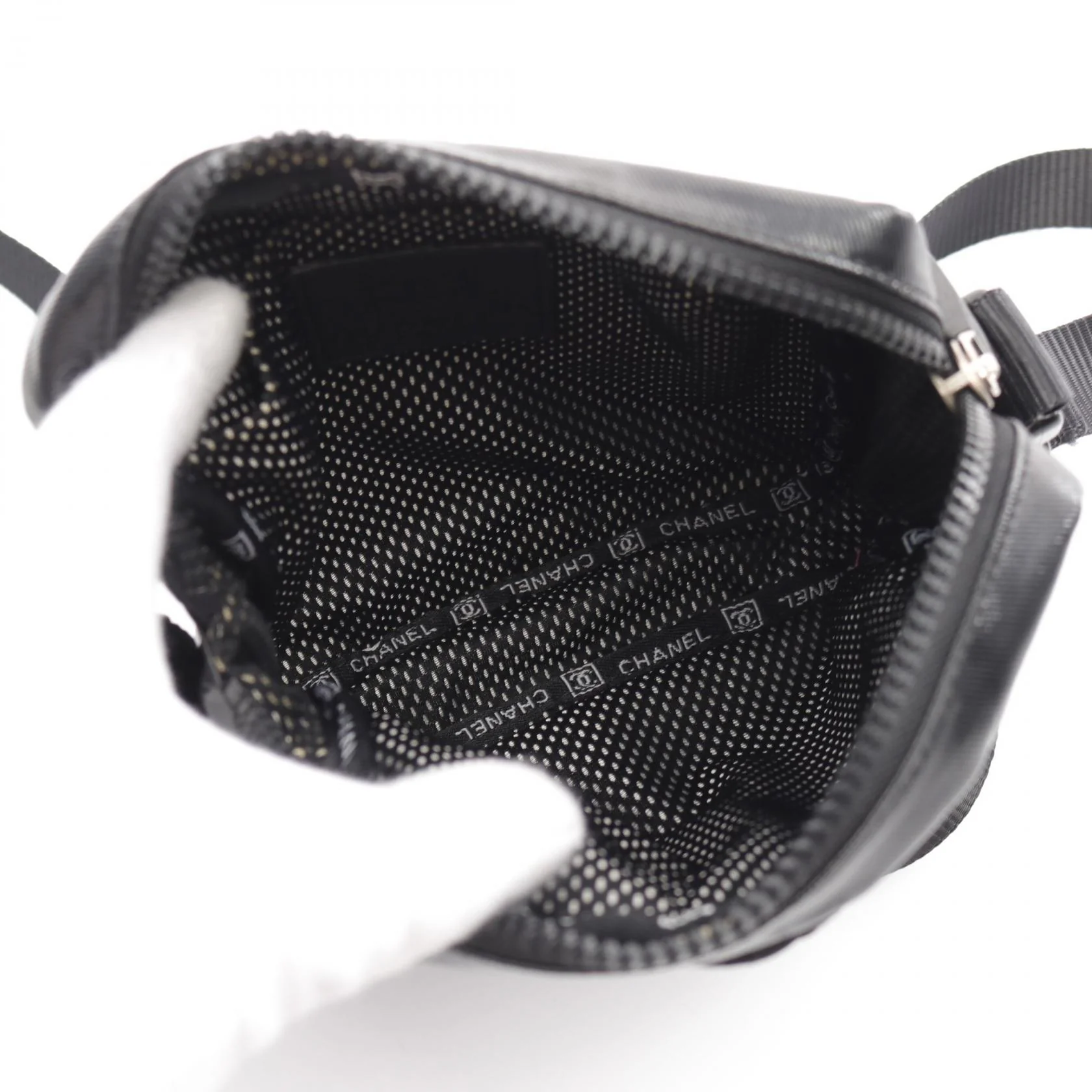 Chanel PVC Coated Canvas Shoulder Bag