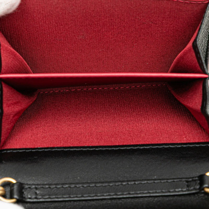 Chanel Lambskin Mini Chain Wallet AP2409