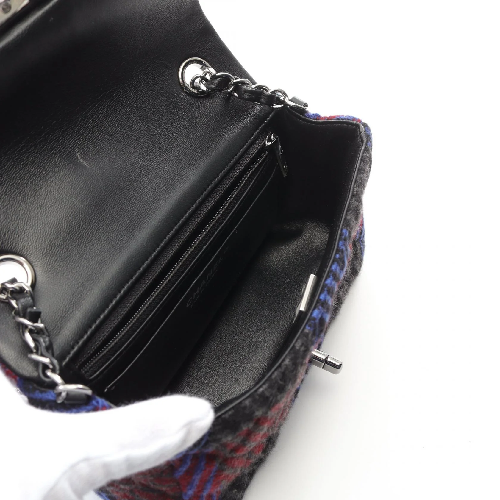 Chanel Mini Matelasse 20 Shoulder Bag Fabric