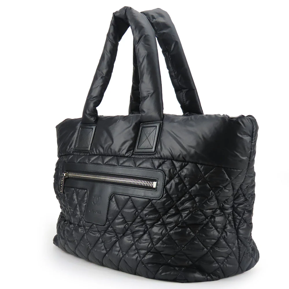 Chanel Cococoon Nylon Tote Bag Black