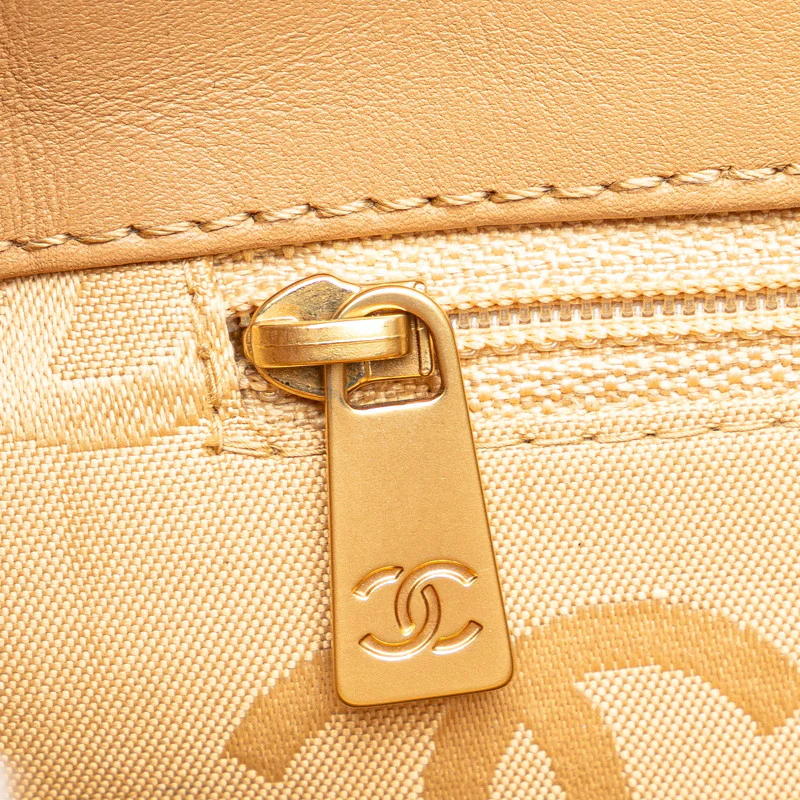 Chanel Lambskin Wild Stitch Coco Mark Tote