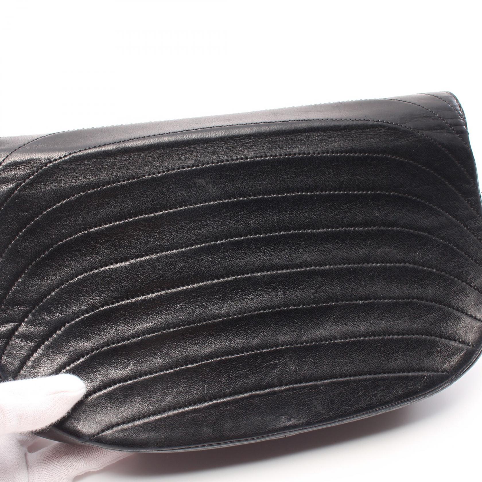 Chanel Half Moon Lambskin Shoulder Bag