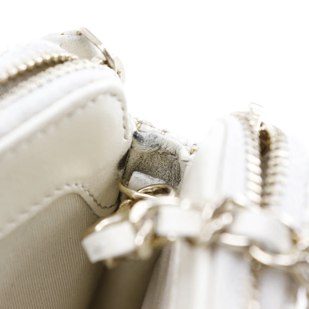 Chanel Tweed Deauville Chain Shoulder Bag A84415