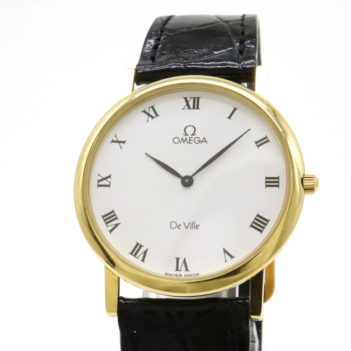 Omega De Ville Quartz Yellow Gold Men's Watch