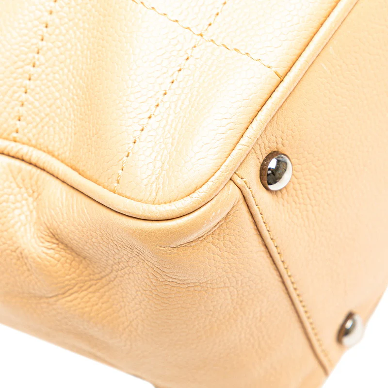 Chanel Leather Chocobar Tote Bag