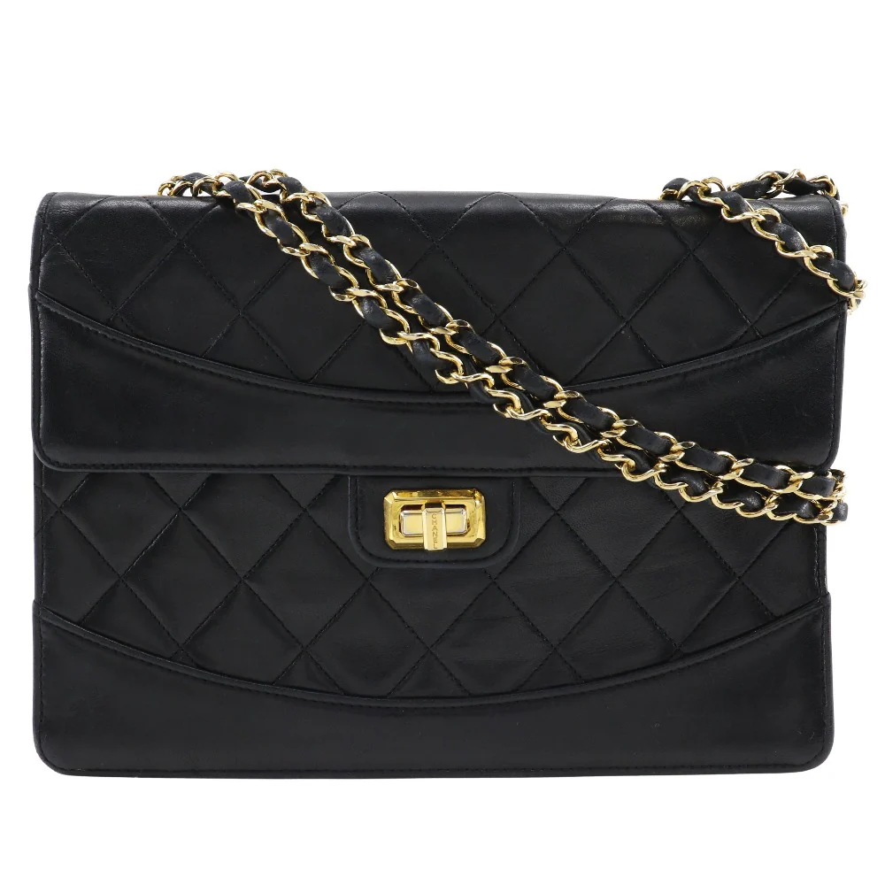 Chanel Lambskin Chain Shoulder Bag Vintage