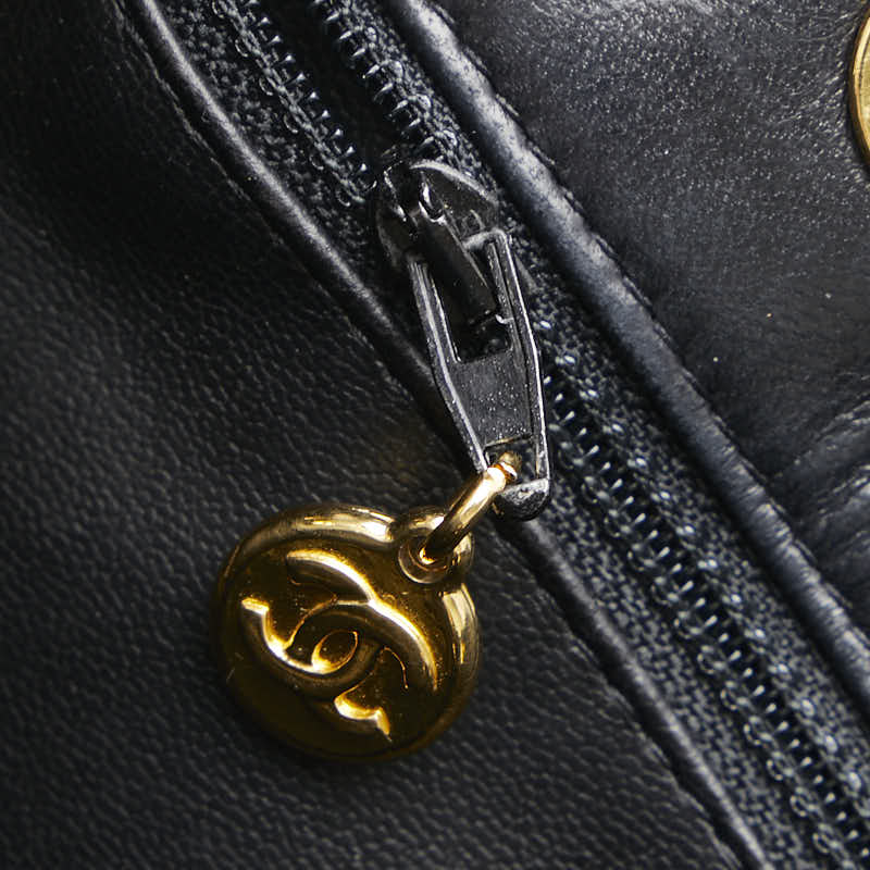 Chanel Lambskin Coco Mark Chain Tote Bag