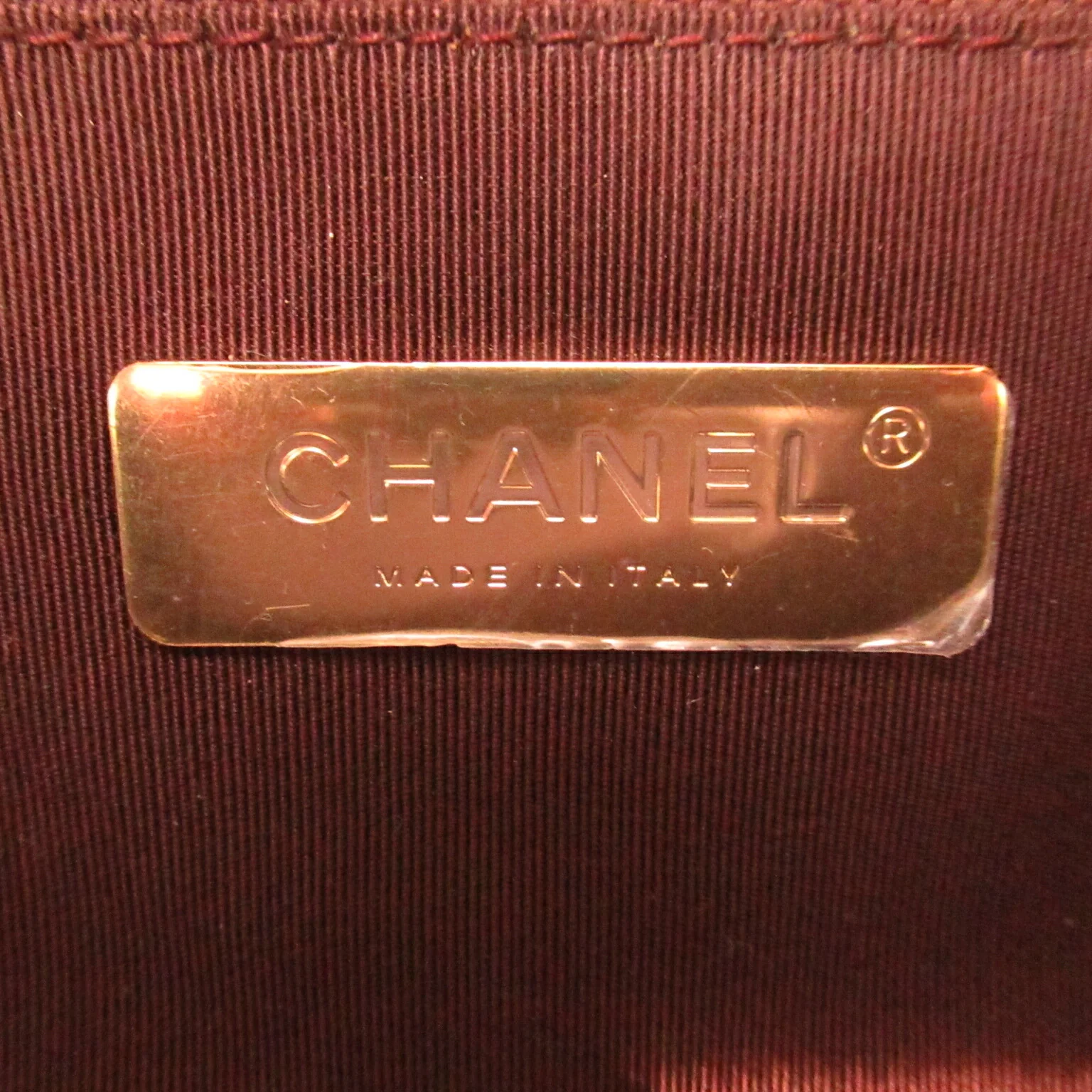 Chanel Chain Backpack PVC Canvas Leather