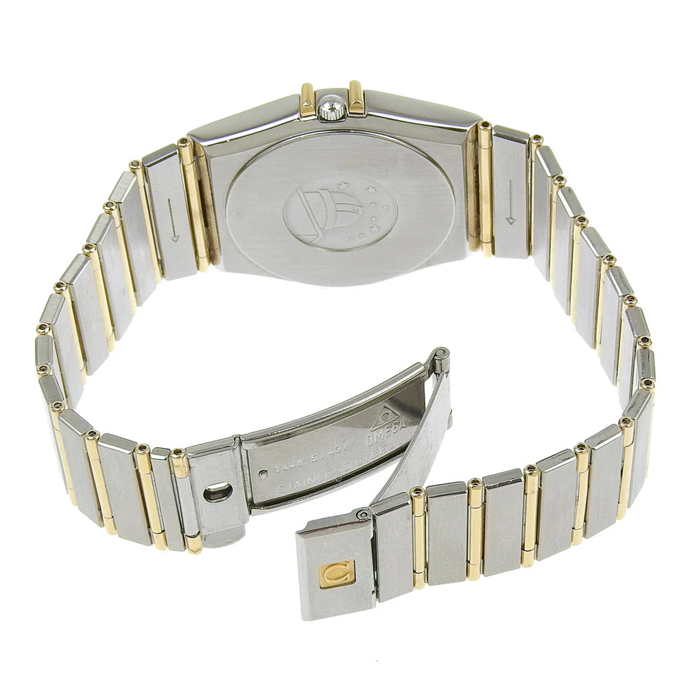 Omega Constellation Date Quartz Watch YG/SS
