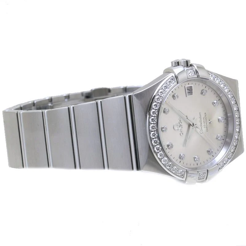 Omega Constellation Co-Axial Chronometer Diamond Watch