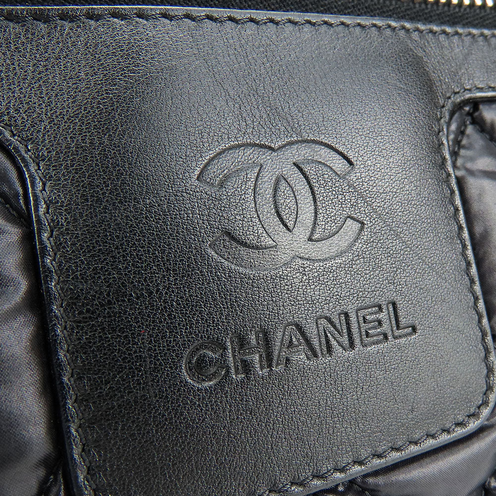 Chanel Cococoon Nylon Tote Bag Black